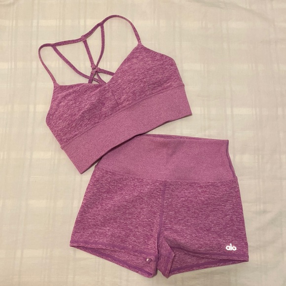 ALO Yoga Other - Alo AloSoft Electric Violet Heather Set